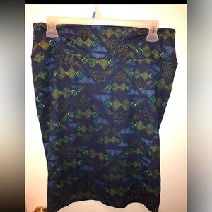 LuLaRoe 2xl Geometric Cassie Pencil Skirt